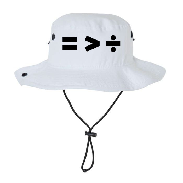 Equality Is Greater Than Division Math Symbols Equal Rights Legacy Cool Fit Booney Bucket Hat