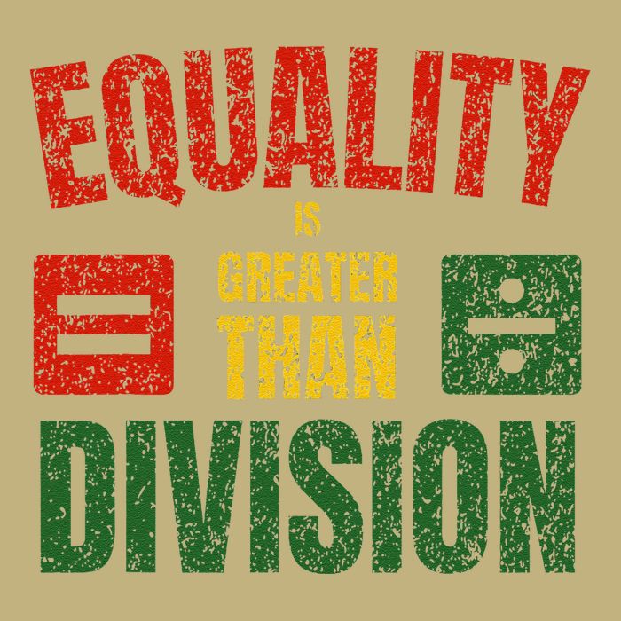Equality Is Greater Than Division Math Black History Month Button