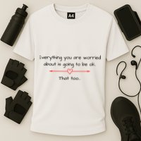 Everything Is Going To Be Ok Positive Vibe, Positive Thoughts Cooling Performance Crew T-Shirt