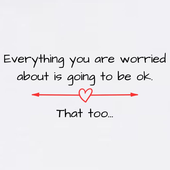 Everything Is Going To Be Ok Positive Vibe, Positive Thoughts Sustainable Bucket Hat