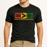 Equality Is Greater Than Division Juneteenth Math Performance Shirt