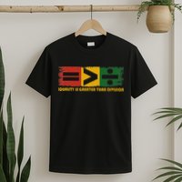 Equality Is Greater Than Division Juneteenth Math T-Shirt