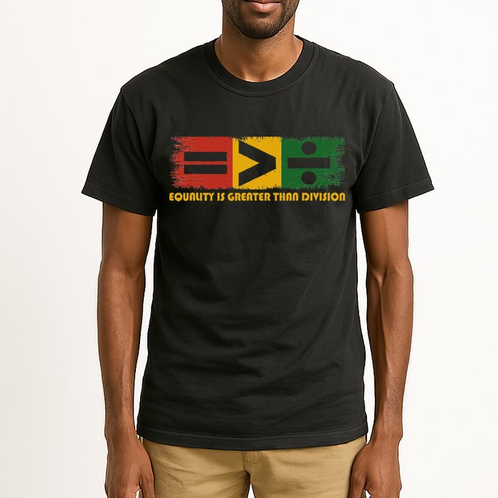 Equality Is Greater Than Division Juneteenth Math Tall T-Shirt