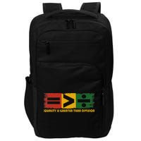 Equality Is Greater Than Division Juneteenth Math Impact Tech Backpack