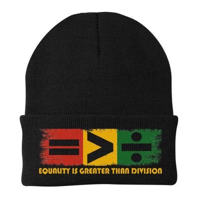 Equality Is Greater Than Division Juneteenth Math Beanie
