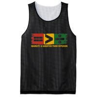 Equality Is Greater Than Division Juneteenth Math Mesh Reversible Basketball Jersey Tank