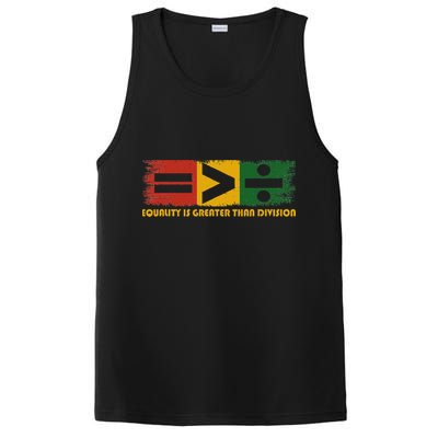 Equality Is Greater Than Division Juneteenth Math PosiCharge Competitor Tank