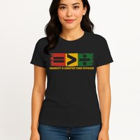 Equality Is Greater Than Division Juneteenth Math Womens T-Shirt