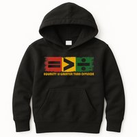 Equality Is Greater Than Division Juneteenth Math Kids Hoodie