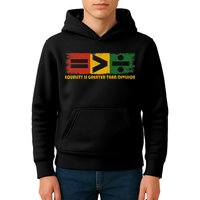 Equality Is Greater Than Division Juneteenth Math Kids Hoodie