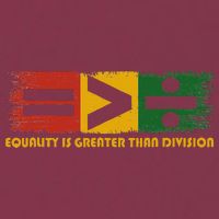 Equality Is Greater Than Division Juneteenth Math 16oz Travel Tumbler