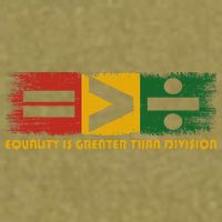Equality Is Greater Than Division Juneteenth Math Garment-Dyed Women's Muscle Tee