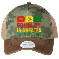 Equality Is Greater Than Division Math Black History Month Legacy Tie Dye Trucker Hat