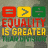 Equality Is Greater Than Division Math Black History Month Legacy Tie Dye Trucker Hat