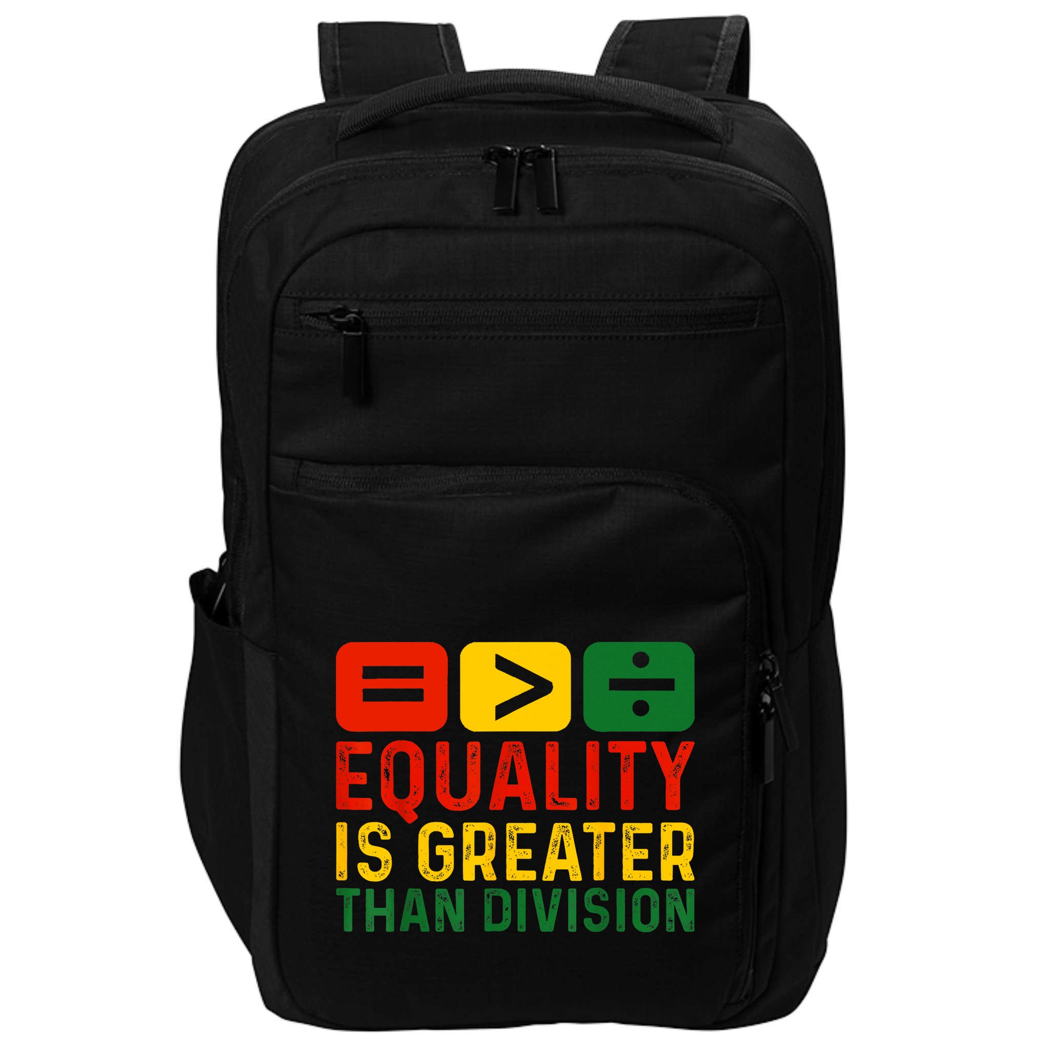 Equality Is Greater Than Division Math Black History Month Impact Tech Backpack