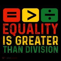 Equality Is Greater Than Division Math Black History Month Backpack