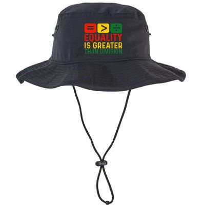 Equality Is Greater Than Division Math Black History Month Bucket Hat