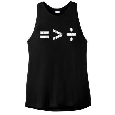 Equal Is Greater Than Divided BLM Equality Unity Love Ladies PosiCharge Tri-Blend Wicking Tank