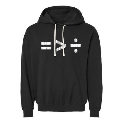 Equal Is Greater Than Divided BLM Equality Unity Love Garment-Dyed Fleece Hoodie