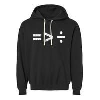 Equal Is Greater Than Divided BLM Equality Unity Love Garment-Dyed Fleece Hoodie