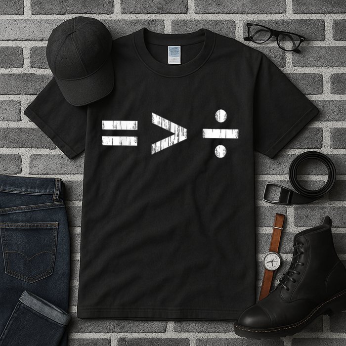 Equal Is Greater Than Divided BLM Equality Unity Love Tall T-Shirt