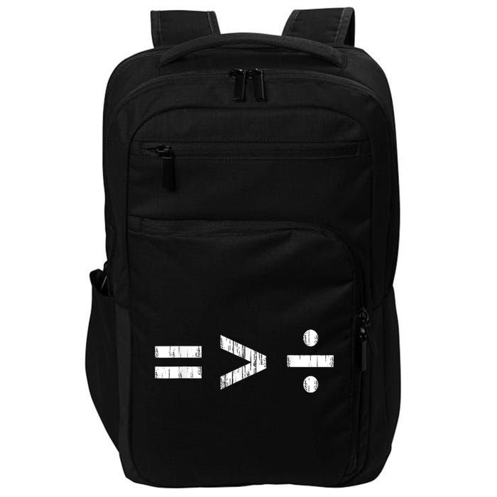 Equal Is Greater Than Divided BLM Equality Unity Love Impact Tech Backpack