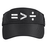Equal Is Greater Than Divided BLM Equality Unity Love Adult Drive Performance Visor