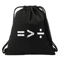 Equal Is Greater Than Divided BLM Equality Unity Love Drawstring Bag