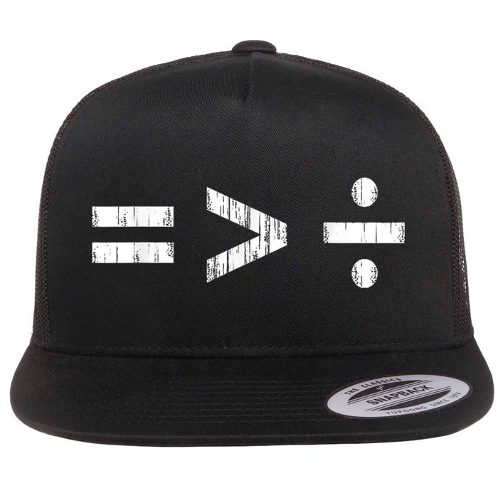 Equal Is Greater Than Divided BLM Equality Unity Love Flatbill Hat