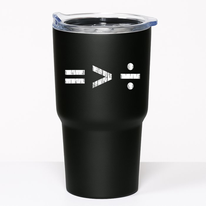 Equal Is Greater Than Divided BLM Equality Unity Love Tumbler