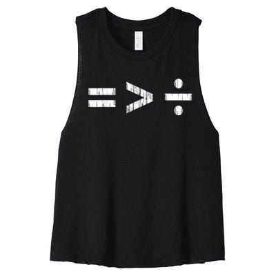 Equal Is Greater Than Divided BLM Equality Unity Love Women's Racerback Cropped Tank