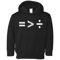 Equal Is Greater Than Divided BLM Equality Unity Love Toddler Hoodie