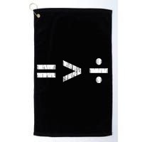 Equal Is Greater Than Divided BLM Equality Unity Love Golf Towel