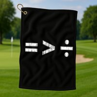 Equal Is Greater Than Divided BLM Equality Unity Love Golf Towel
