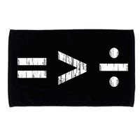 Equal Is Greater Than Divided BLM Equality Unity Love Microfiber Hand Towel