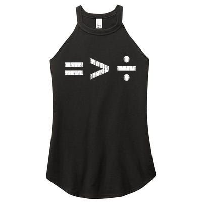 Equal Is Greater Than Divided BLM Equality Unity Love Women's Perfect Tri Rocker Tank