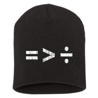 Equal Is Greater Than Divided BLM Equality Unity Love Short Acrylic Beanie