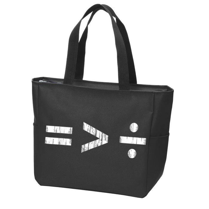 Equal Is Greater Than Divided BLM Equality Unity Love Zip Tote Bag