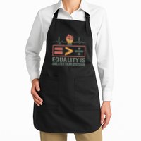 Equality is Greater Than Division Apron
