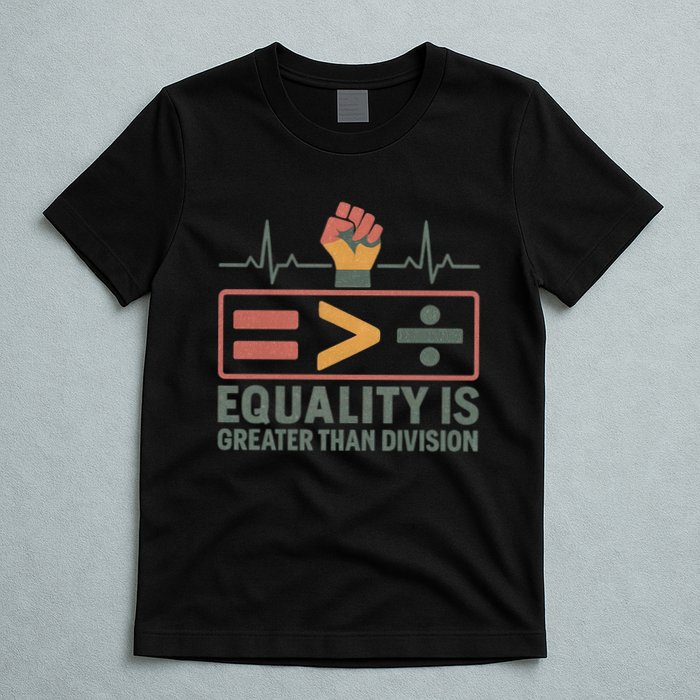 Equality is Greater Than Division T-Shirt