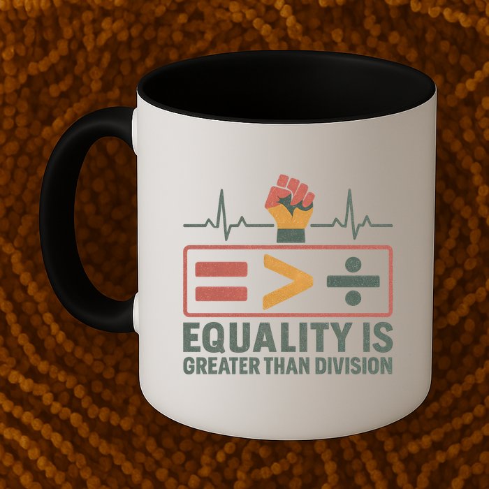 Equality is Greater Than Division Mug