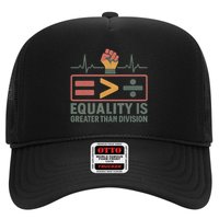 Equality is Greater Than Division Hat