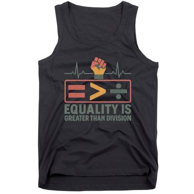 Equality is Greater Than Division Tank Top
