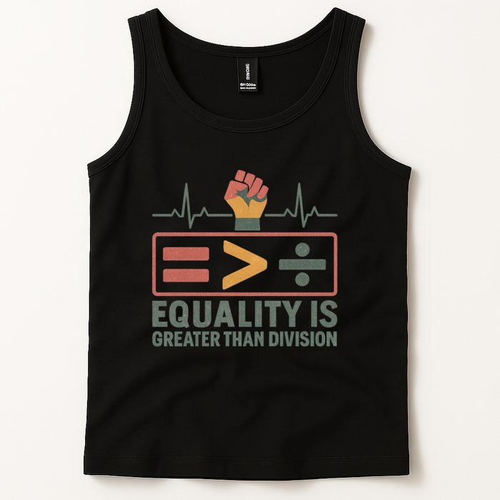 Equality is Greater Than Division Tank Top