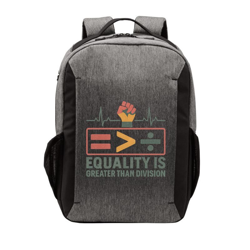 Equality is Greater Than Division Vector Backpack