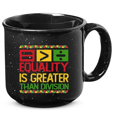 Equality Is Greater Than Division Math 15oz Campfire Ceramic Mug