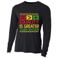 Equality Is Greater Than Division Math Cooling Performance Long Sleeve Crew