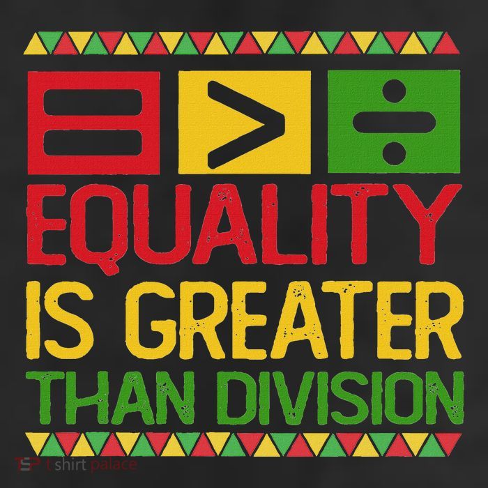 Equality Is Greater Than Division Math Golf Towel