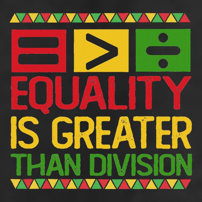 Equality Is Greater Than Division Math Microfiber Hand Towel