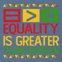 Equality Is Greater Than Division Math Garment-Dyed Sweatshirt
